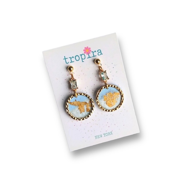 Dangling Earrings with CZ ๐ ๐ ๐ - Picture 2 of 7